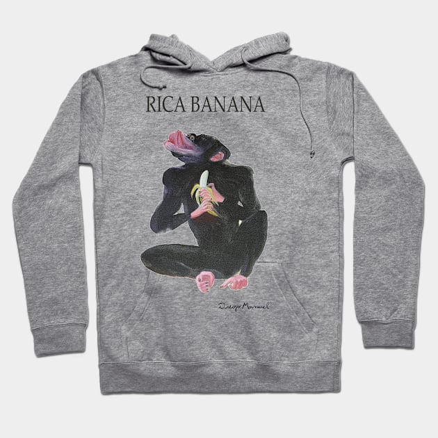 Rica banana Hoodie by diegomanuel